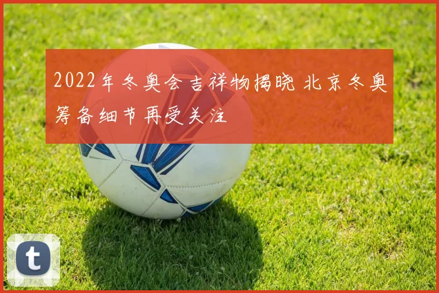 2022年冬奥会吉祥物揭晓 北京冬奥筹备细节再受关注